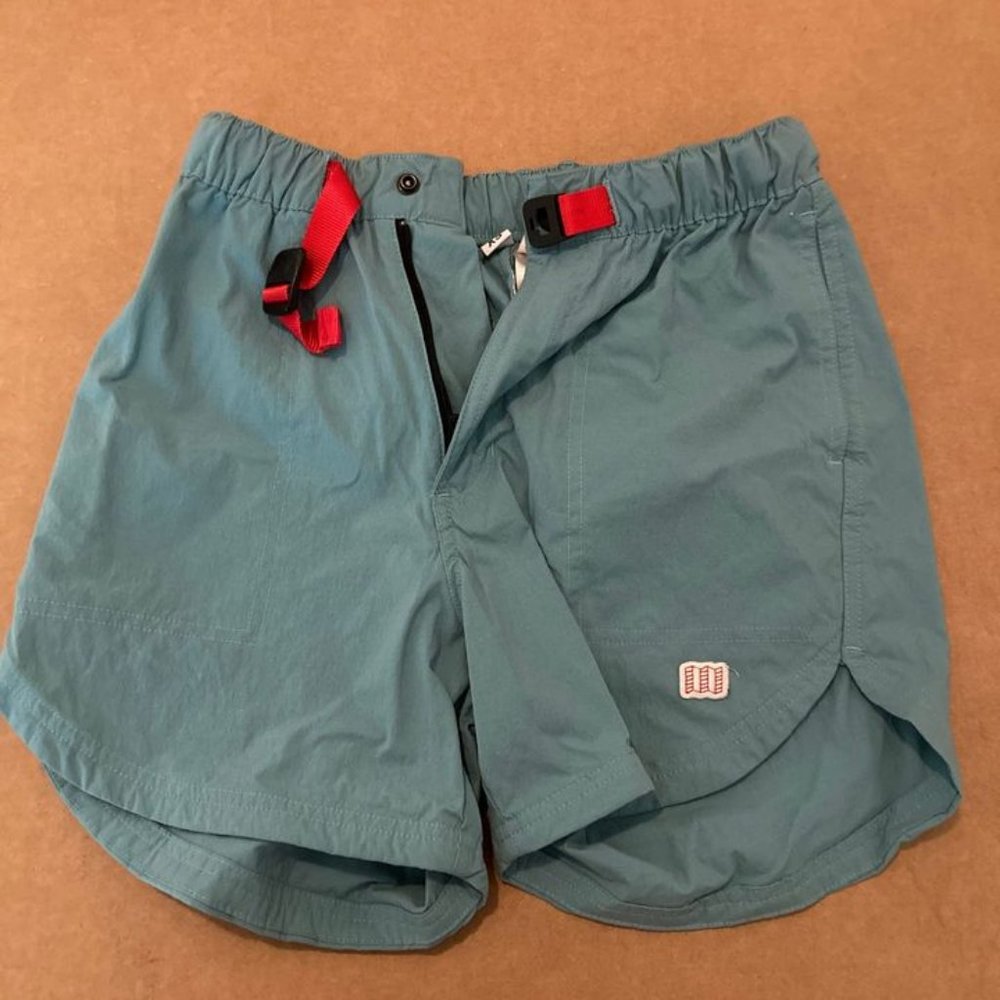 Topo Designs River Shorts Blue XS Like New